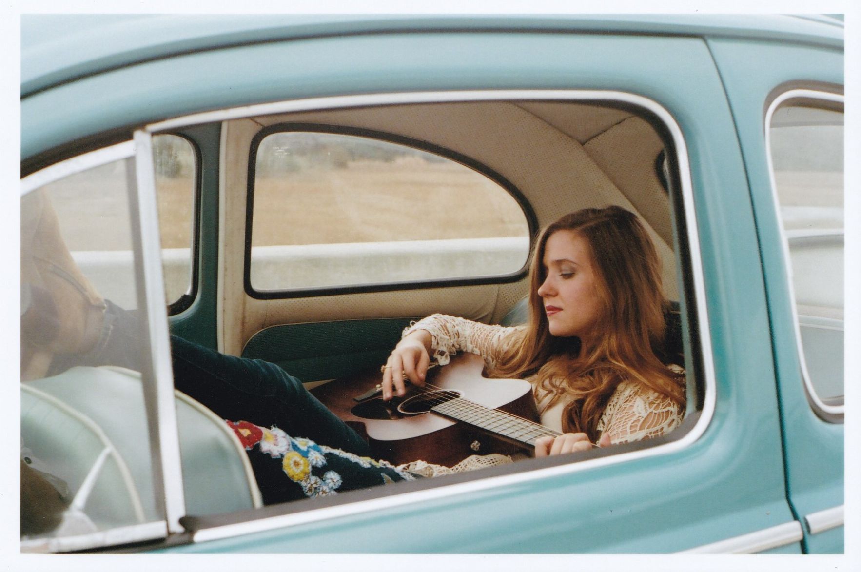 Becca Smith in car
